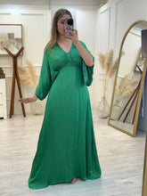 Cargar imagen en el visor de la galería, FLORENCE - Maxi vestido verde