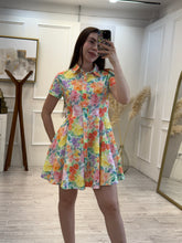 Cargar imagen en el visor de la galería, DEIDRE - Vestido corto estampado floral