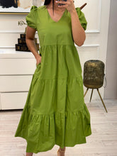 Cargar imagen en el visor de la galería, REBECA - Maxi vestido verde