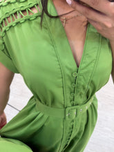 Cargar imagen en el visor de la galería, PRISCA - Maxi vestido verde