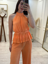 Cargar imagen en el visor de la galería, MITSKI - Set pantalon y blusa naranja