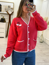 Cargar imagen en el visor de la galería, CHRISTY - Sueter rojo corazones