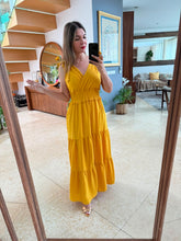Cargar imagen en el visor de la galería, NAZARIA - Maxi vestido amarillo