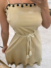 Cargar imagen en el visor de la galería, JANIS - Maxi vestido beige