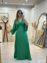 Cargar imagen en el visor de la galería, FLORENCE - Maxi vestido verde
