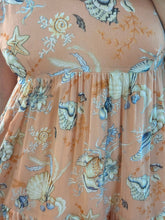 Cargar imagen en el visor de la galería, EIVOR - Maxi vestido durazno estampado