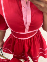 Cargar imagen en el visor de la galería, MADDY - Vestido corto rojo