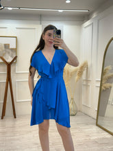 Cargar imagen en el visor de la galería, KARIME - Vestido corto azul
