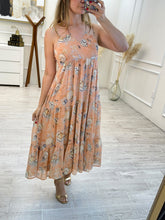 Cargar imagen en el visor de la galería, RENATA - Maxi vestido estampado de vida marina