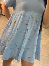 Cargar imagen en el visor de la galería, BALBINA - Vestido corto azul