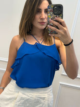 Cargar imagen en el visor de la galería, TILDA - Blusa azul rey