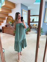 Cargar imagen en el visor de la galería, SIENNA - Maxi vestido verde olivo