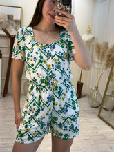 Cargar imagen en el visor de la galería, CIELO - Jumper estampado blanco con verde