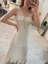 Cargar imagen en el visor de la galería, APRIL - Maxi vestido avena tirantes