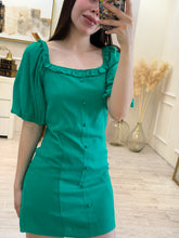 Cargar imagen en el visor de la galería, MACY - Vestido corto verde