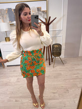 Cargar imagen en el visor de la galería, SANDRA - Falda estampado piñas