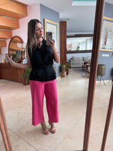 Cargar imagen en el visor de la galería, FREESIA - Pantalón corte culotte de pinza