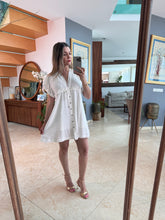 Cargar imagen en el visor de la galería, BIANCA - Vestido corto blanco
