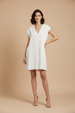 Cargar imagen en el visor de la galería, AFRA - Vestido corto blanco