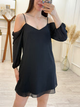 Cargar imagen en el visor de la galería, LEILA - Vestido corto negro
