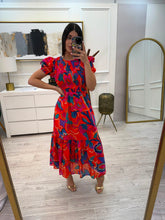 Cargar imagen en el visor de la galería, AVANI - Maxi vestido estampado multicolor