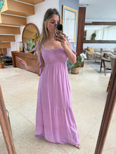Cargar imagen en el visor de la galería, VICARIA - Maxi vestido lila