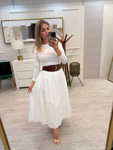 Cargar imagen en el visor de la galería, MITCHELL - Maxi vestido blanco