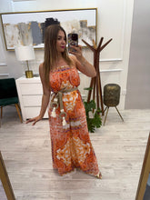 Cargar imagen en el visor de la galería, BLYTHE - Palazzo boho naranja estampado