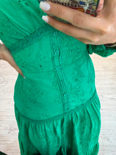 Cargar imagen en el visor de la galería, JUNE - Maxi vestido verde