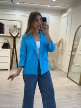 Cargar imagen en el visor de la galería, SHIRLEY - Blazer azul