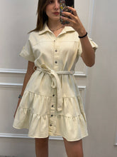 Cargar imagen en el visor de la galería, SERENITY - Vestido corto avena