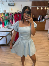 Cargar imagen en el visor de la galería, CITLALI - Vestido corto azul claro