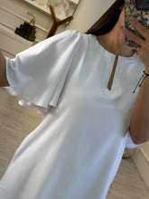 Cargar imagen en el visor de la galería, LINDA - Vestido blanco mangas amplias