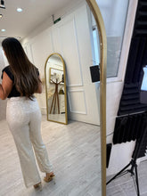 Cargar imagen en el visor de la galería, HARMONÍA – Pantalón de lentejuelas champaña