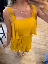 Cargar imagen en el visor de la galería, MARTHA - Vestido corto amarillo