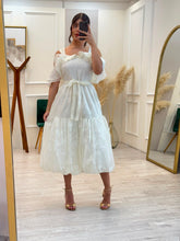 Cargar imagen en el visor de la galería, MARGARET - Maxi vestido blanco