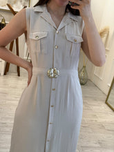 Cargar imagen en el visor de la galería, AMAYA - Vestido midi arena