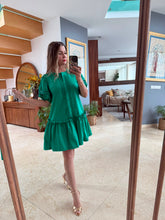 Cargar imagen en el visor de la galería, KARELY - Vestido corto verde