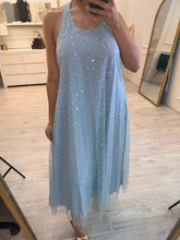 Cargar imagen en el visor de la galería, ROSEMARY - Maxi vestido azul