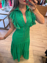 Cargar imagen en el visor de la galería, LYLA - Maxi vestido verde