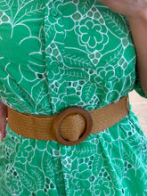Cargar imagen en el visor de la galería, REGINA - Vestido midi verde
