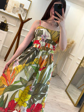 Cargar imagen en el visor de la galería, AMAIA - Maxi vestido estampado tropical