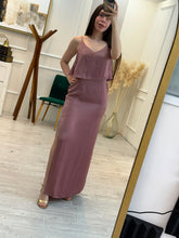 Cargar imagen en el visor de la galería, IVY - Maxi vestido rosa viejo