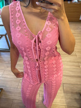 Cargar imagen en el visor de la galería, ELSA - Set pantalón y blusa rosa