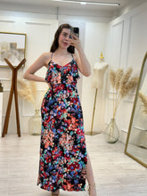 Cargar imagen en el visor de la galería, REGINA - Maxi vestido estampado tirantes