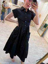 Cargar imagen en el visor de la galería, ELECTRA - Maxi vestido negro