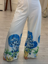 Cargar imagen en el visor de la galería, SERAFINA - Palazzo blanco estampado azul