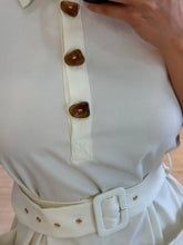 Cargar imagen en el visor de la galería, HALLIE - Vestido corto blanco