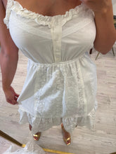 Cargar imagen en el visor de la galería, CRUZ - Vestido corto blanco