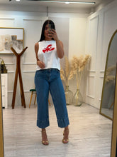 Cargar imagen en el visor de la galería, CINELLA - Crop top blanco langosta